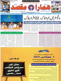 Read Hamara Maqsad Newspaper