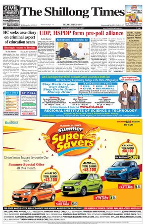 Read Shillong Times Newspaper