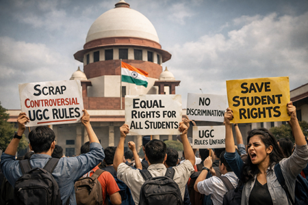 Supreme Court stays UGC equity rules amid protests in India