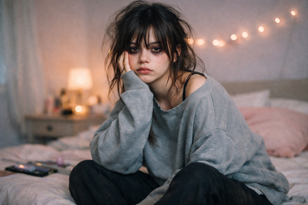 Gen Z tired girl aesthetic trend