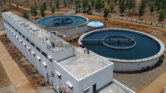 Ghatlodia water distribution station improving drinking water supply for Ahmedabad residents