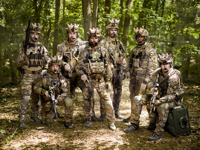 US Navy SEAL Team 6 conducting a high-risk rescue mission in mountainous terrain during Iran operation