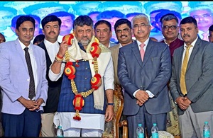 DK Shivakumar and Bengaluru urban infrastructure project featuring the proposed tunnel road corridor aimed at reducing traffic congestion