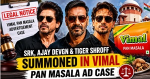 Shah Rukh Khan Ajay Devgn Tiger Shroff Vimal Pan Masala advertisement legal case news