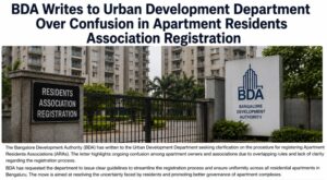 BDA Seeks Clarity on Apartment Owners’ Association Registration in Bengaluru