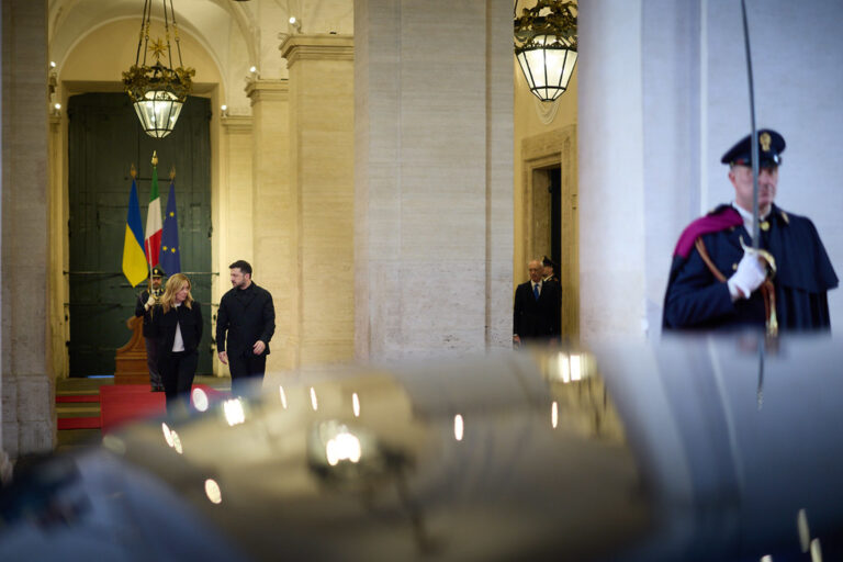 Defense and Energy Support for Ukraine: Volodymyr Zelenskyy Met with Giorgia Meloni in Rome.